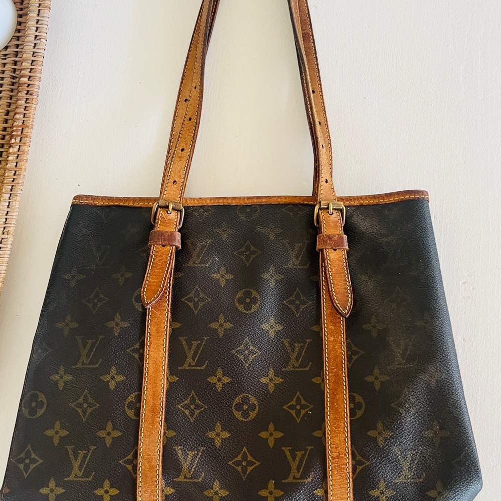 Louis Vuitton Brown Monogram leather Tote